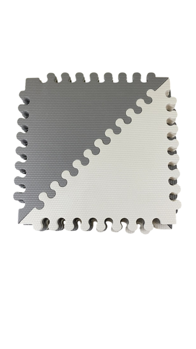 Shop Skip Hop Interlocking Foam Floor Tiles Playspot, Grey/Cream at GoodBuy Gear