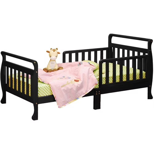 AFG International Anna Classic Sleigh Toddler Bed, Black