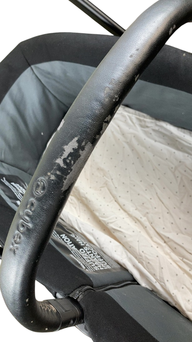 Shop Cybex Priam Stroller Frame With Carry Cot, Deep Black, Matte Black at GoodBuy Gear