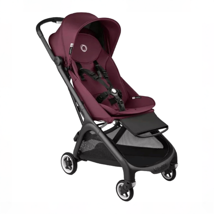 Shop Bugaboo Butterfly 2 Stroller, 2025, Black, Dark Cherry, Dark Cherry at GoodBuy Gear