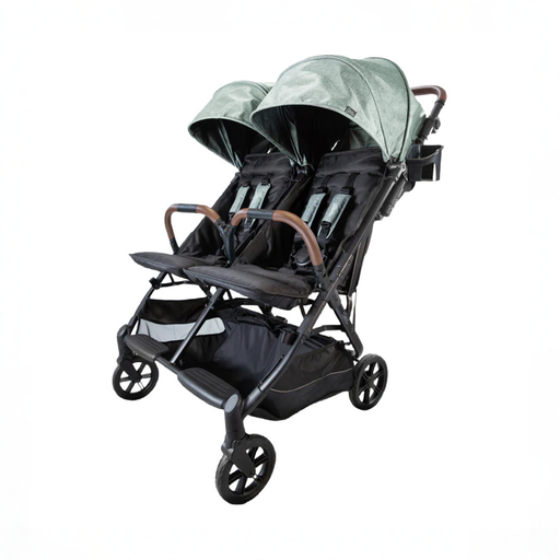 Shop Strolee V2 Double Stroller, 2025, Sage at GoodBuy Gear