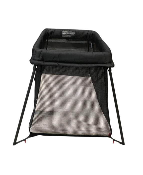 Shop BabyBjorn Travel Crib Light Bundle with Fitted Sheet, Black at GoodBuy Gear