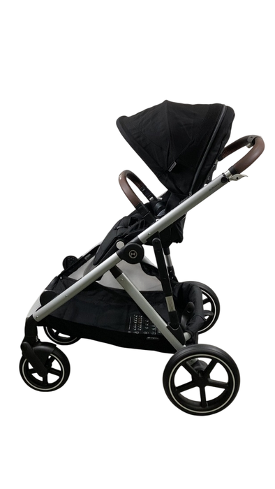 Shop Cybex Gazelle S Modular Stroller, 2024, Moon Black, Silver Frame at GoodBuy Gear