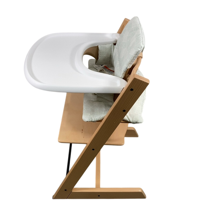 Shop Stokke Tripp Trapp Complete High Chair, 2, Mosaic Green, Natural at GoodBuy Gear