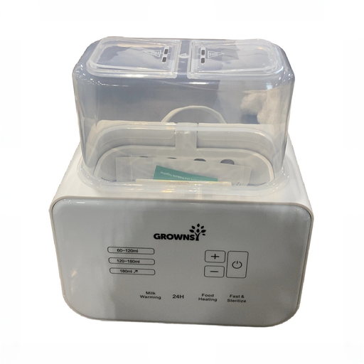 Shop Grownsy Bottle Warmer & Sterilizer 6-in-1, White at GoodBuy Gear