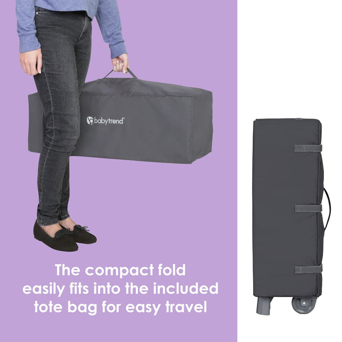 Shop Baby Trend Simply Smart Nursery Center Playard, 2.0, Shale Gray at GoodBuy Gear