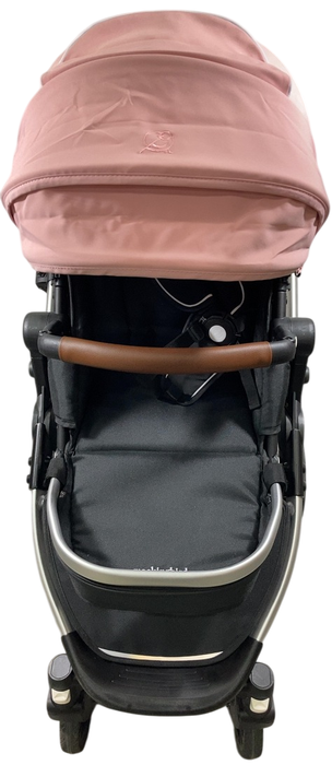 Shop Mockingbird Single 2.0 Stroller, 2024, Bloom, Silver With Penny Leather, Windowpane at GoodBuy Gear