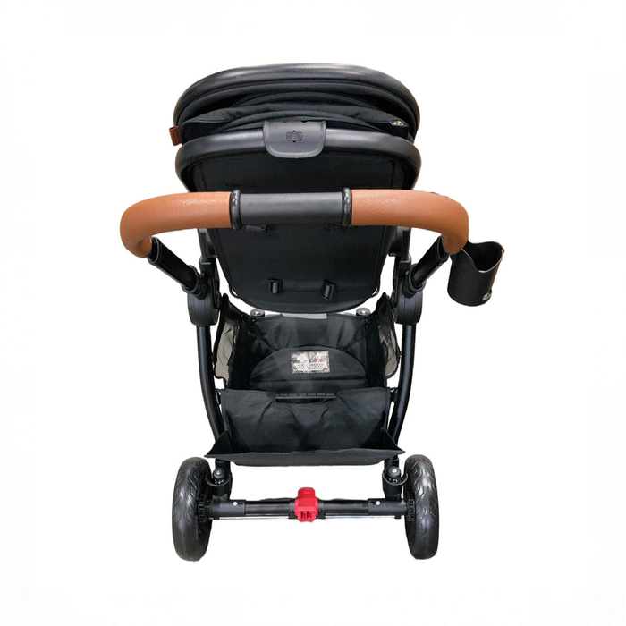 Shop DRAFT - Mompush Ultimate 2 Baby Stroller with Bassinet, 2025, Black with Black Frame at GoodBuy Gear