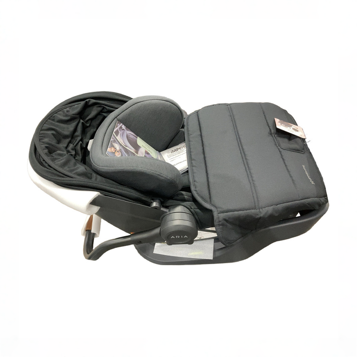 Shop UPPAbaby Aria V2 Infant Car Seat, 2026, Nori (Charcoal / Saddle Leather) at GoodBuy Gear