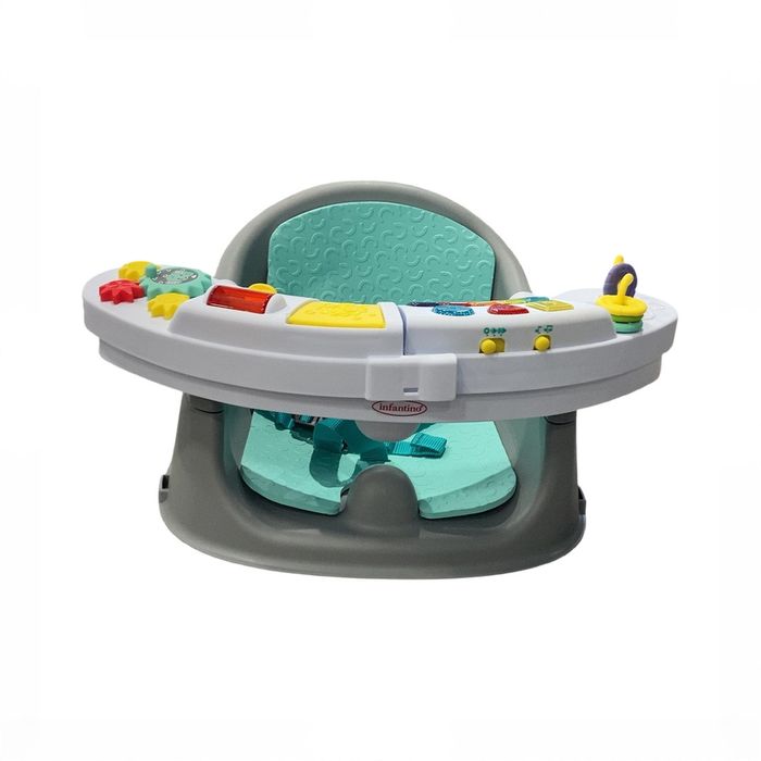 Shop Infantino Music & Lights 3-in-1 Discovery Booster, Teal at GoodBuy Gear