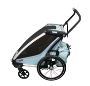 Shop Thule Chariot Cross Bike Trailer Stroller 1 Seat, 2021, Alaska Blue at GoodBuy Gear