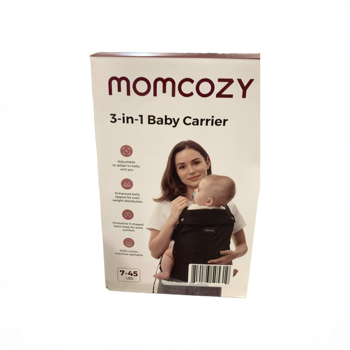 Shop Momcozy 3-in-1 PureHug Baby Carrier, Black, Cotton at GoodBuy Gear