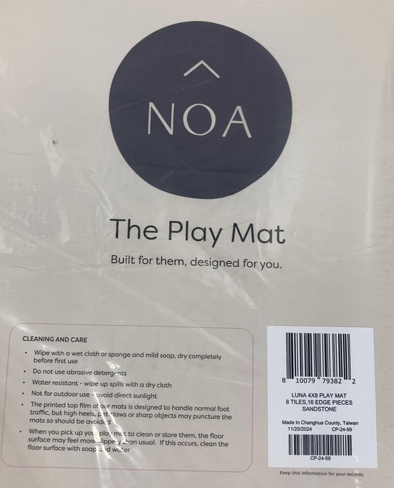 Shop House Of Noa Little Nomad Play Mat, Sandstone, Luna, 4x8 at GoodBuy Gear