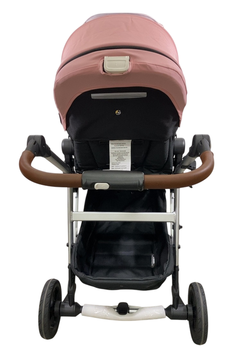 Shop Mockingbird Single 2.0 Stroller, 2024, Bloom, Silver With Penny Leather, Watercolor Drops at GoodBuy Gear