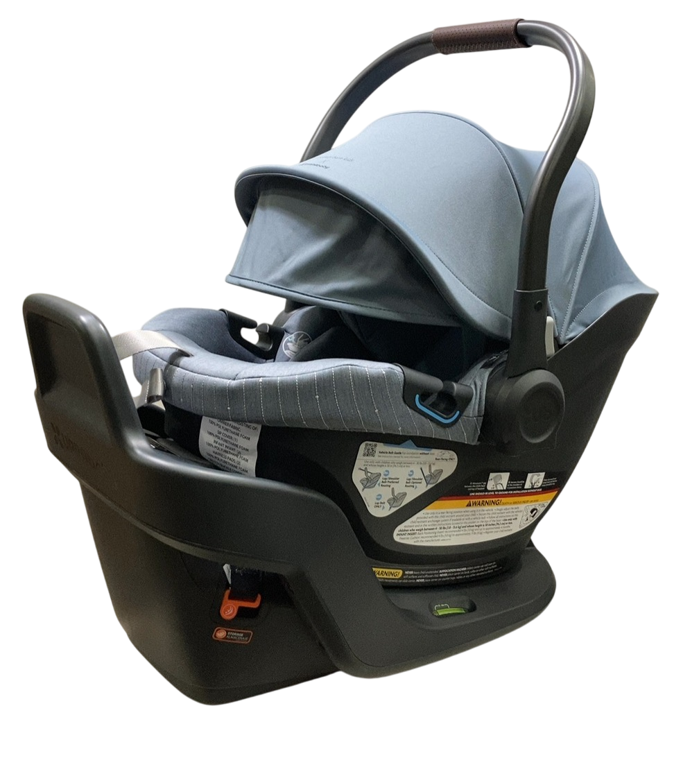 uppababy car seat blue UPPAbaby Aria Infant Car Seat, 2024, Paige (Blue Melange)