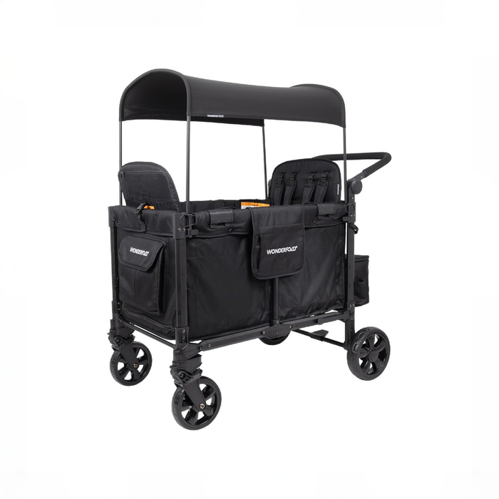 Shop Wonderfold W4 Elite Pro Stroller Wagon, 2026, Jet Black at GoodBuy Gear