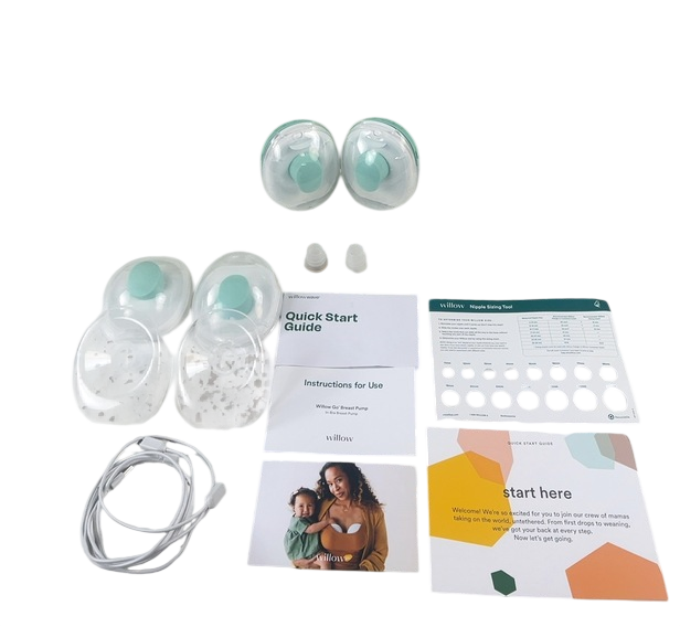 Shop Willow Go Wearable Breast Pump, 21mm & 24mm, Double at GoodBuy Gear