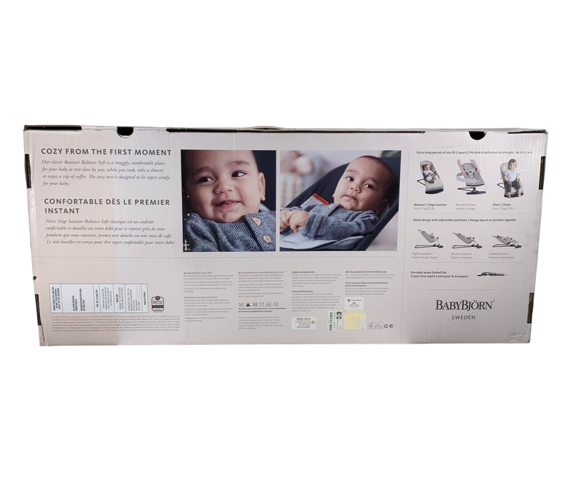 BabyBjorn Bouncer Balance, Light Gray Frame, Khaki/Beige