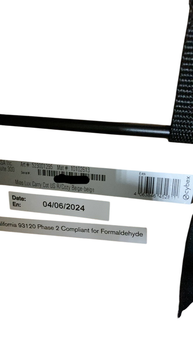 Shop Cybex MIOS LUX Carry Cot, Cozy Beige at GoodBuy Gear