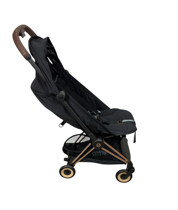 Shop Cybex Coya Stroller, 2024, Rose Gold, Sepia Black at GoodBuy Gear