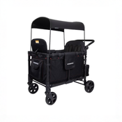 Shop Wonderfold W4 Luxe Pro Stroller Wagon, 2025, Jet Black at GoodBuy Gear