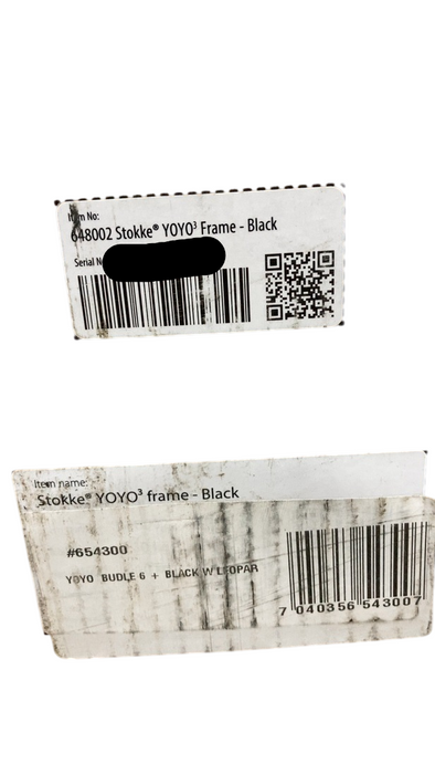 Shop Stokke YOYO3 Complete Stroller, Black, 2024, Leopard at GoodBuy Gear