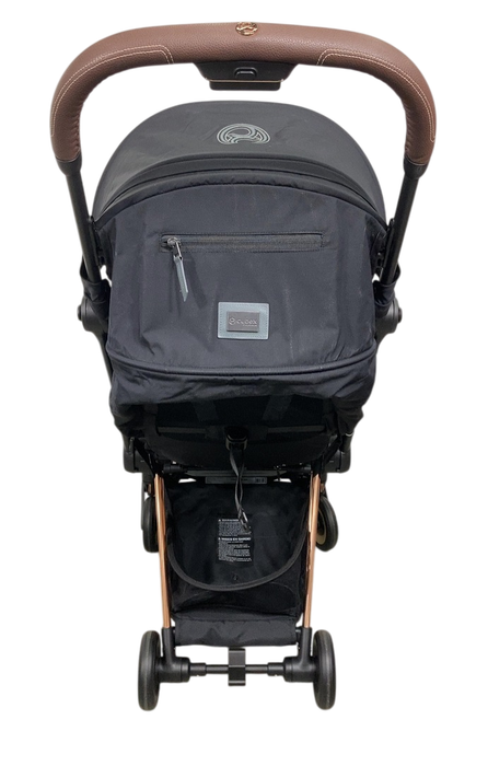 Shop Cybex Coya Stroller, 2023, Rose Gold, Sepia Black at GoodBuy Gear