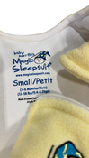 Shop Baby Merlin's Magic Sleepsuit, Fleece, Small (12-18lbs), Yellow at GoodBuy Gear