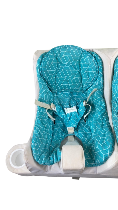 Shop Table For Two Twin Feeding System, Geo Turquoise & White at GoodBuy Gear