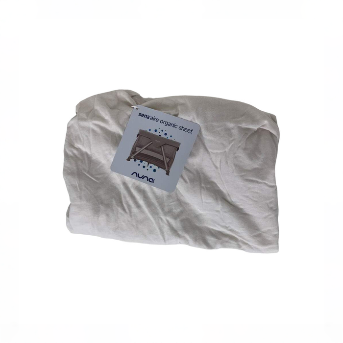Shop Nuna Sena Aire Organic Sheet, Moonbeam at GoodBuy Gear