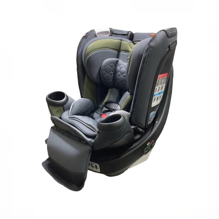 Shop Evenflo Revolve 360 Extend All-in-One Rotating Car Seat with Quick Clean Cover, 2025, Rockland Green at GoodBuy Gear