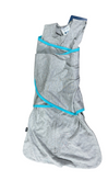 Shop Halo Ideal Temp Swaddle, Grey/Aqua, Small at GoodBuy Gear