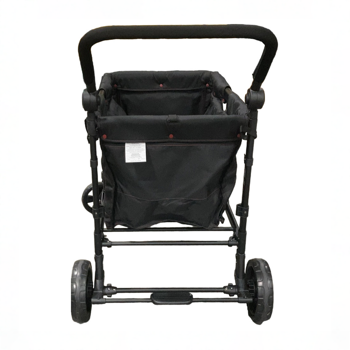 Shop Wonderfold W4 Elite Stroller Wagon, 2025, Black with Red Stitching at GoodBuy Gear