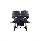 Shop DRAFT - Bugaboo Donkey 5 Duo Stroller, 2022, Black, Grey Melange, Midnight Black at GoodBuy Gear