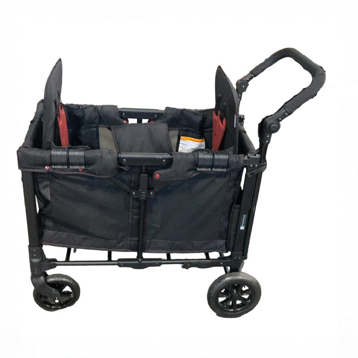 Shop Wonderfold W2 Original Multifunctional Double Stroller Wagon, 2023, Special Edition (Red Stiching) at GoodBuy Gear