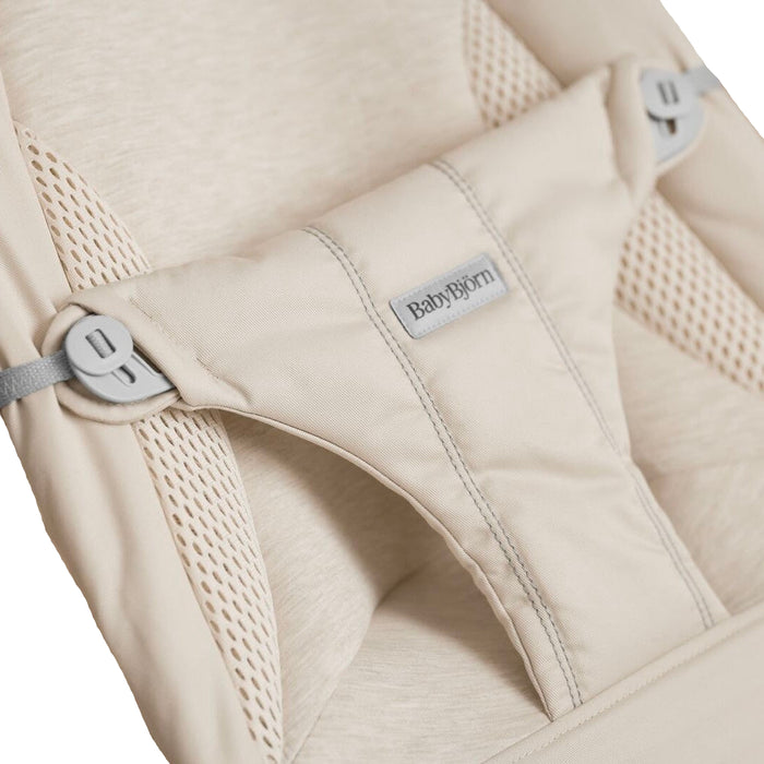 Shop BabyBjorn Bouncer Balance Soft, Light Beige TriFabric, Light Gray Frame at GoodBuy Gear