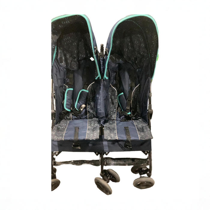 Shop Delta Children LX Side by Side Tandem Umbrella Stroller, 2026, Night Sky at GoodBuy Gear