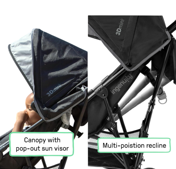 Shop Summer Infant 3D Mini Stroller, Grey/Black, unknown at GoodBuy Gear