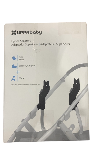 Shop UPPAbaby VISTA Upper Adapters, Dark Gray/Gray at GoodBuy Gear