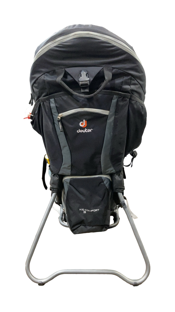 deuter Kid Comfort III ブラック/グレー Deuter Kid Comfort III Child Carrier - Shoplifestyle