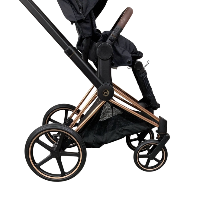 Shop Cybex PRIAM Stroller, 2019, Premium Black, Rose Gold at GoodBuy Gear