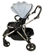 Shop Mockingbird Single to Double 2.0 Stroller, 2025, Silver With Black Leather, Sky, Windowpane at GoodBuy Gear