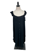 Shop Kindred Bravely Ruffle Strap Labor & Delivery Gown, Black, XS/S at GoodBuy Gear