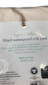 Shop Naturepedic Organic Cotton Waterproof Fitted Crib Pad, Crib Flat Rectangle at GoodBuy Gear