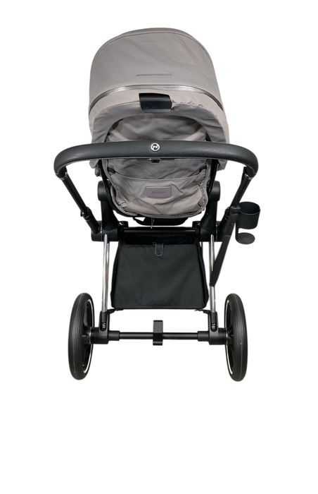 Shop Cybex PRIAM Stroller, 2019, Manhattan Grey, Chrome With Black Details at GoodBuy Gear