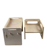 Shop Bpmfkid Montessori Weaning Table and Chair Set, Wooden at GoodBuy Gear