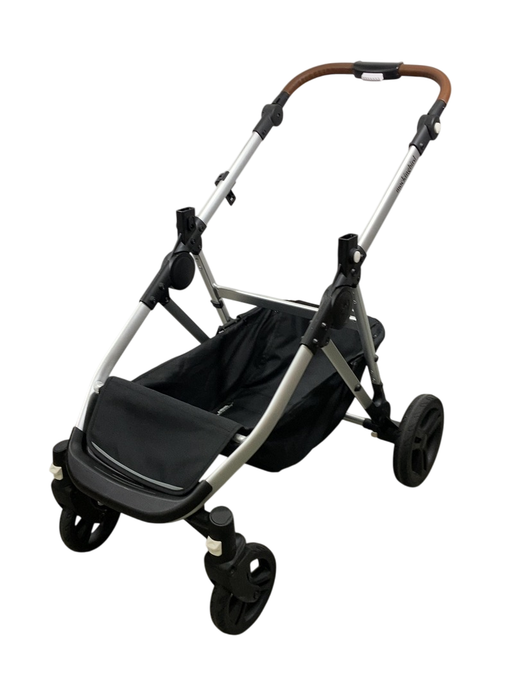 Shop Mockingbird 2.0 Single to Double Stroller Frame, 2024, Silver With Penny Leather at GoodBuy Gear