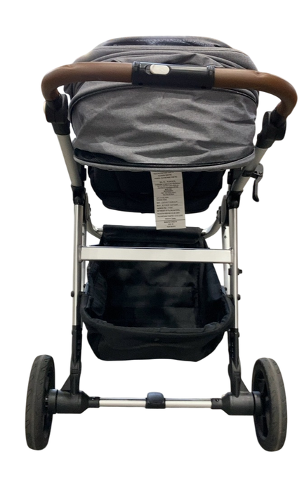 Shop Mockingbird Single to Double 2.0 Stroller, Heather Grey, Silver With Penny Leather, 2025, Solid Grey at GoodBuy Gear