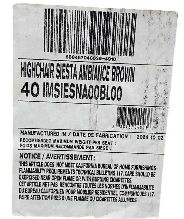 Shop Peg Perego Siesta High Chair, Ambiance Brown at GoodBuy Gear