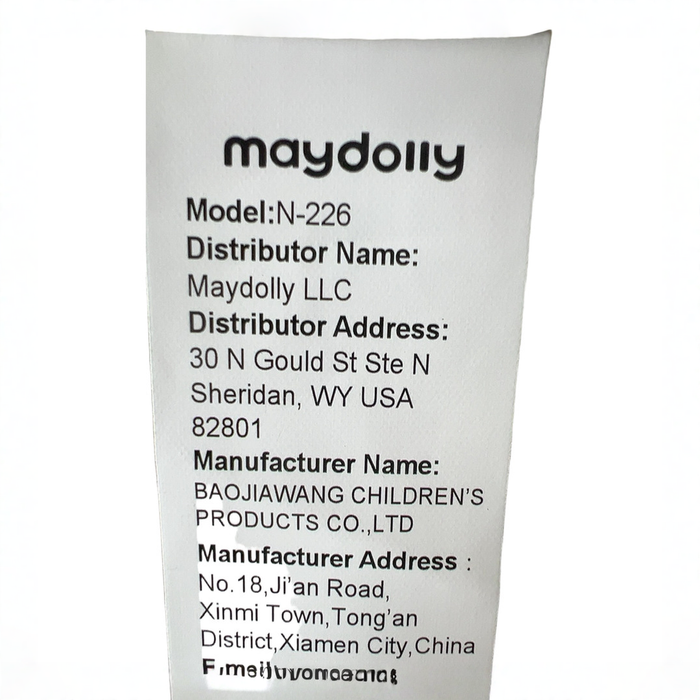 Shop Maydolly Portable & Waterproof Baby Changing Table 248, White at GoodBuy Gear